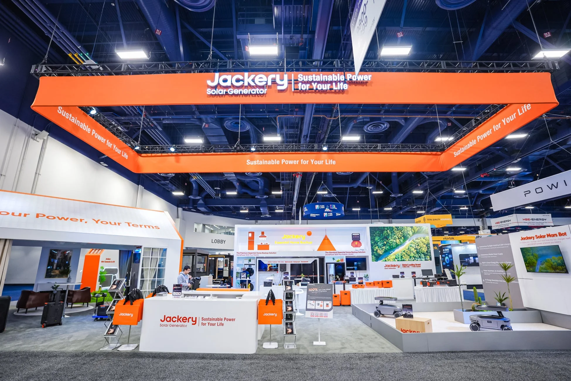 Jackeryブースの様子