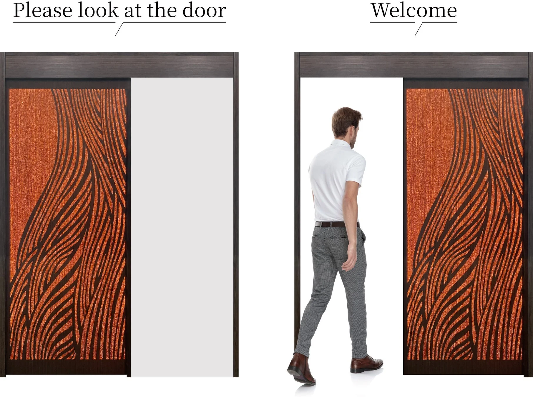 IoT光誘導タッチレス スライディングドア