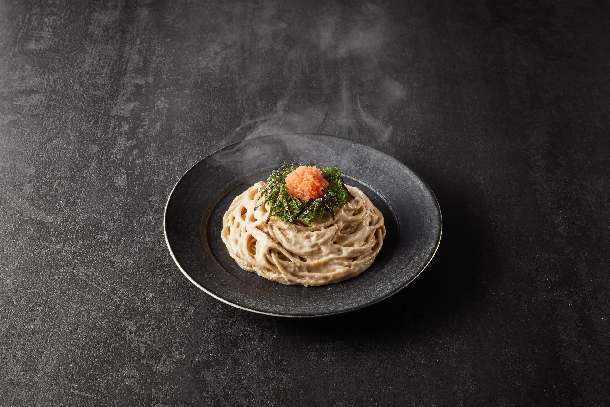 明太クリームパスタの画像