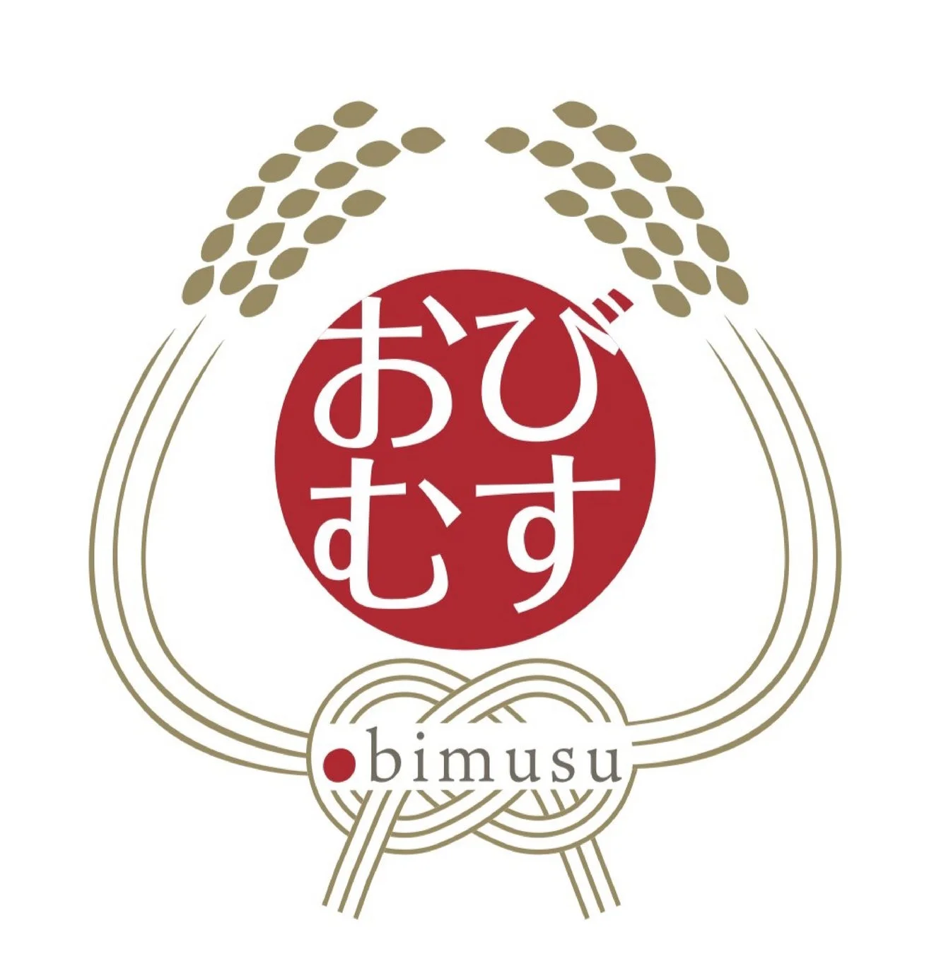 空堀おにぎり（おびむす）のロゴ