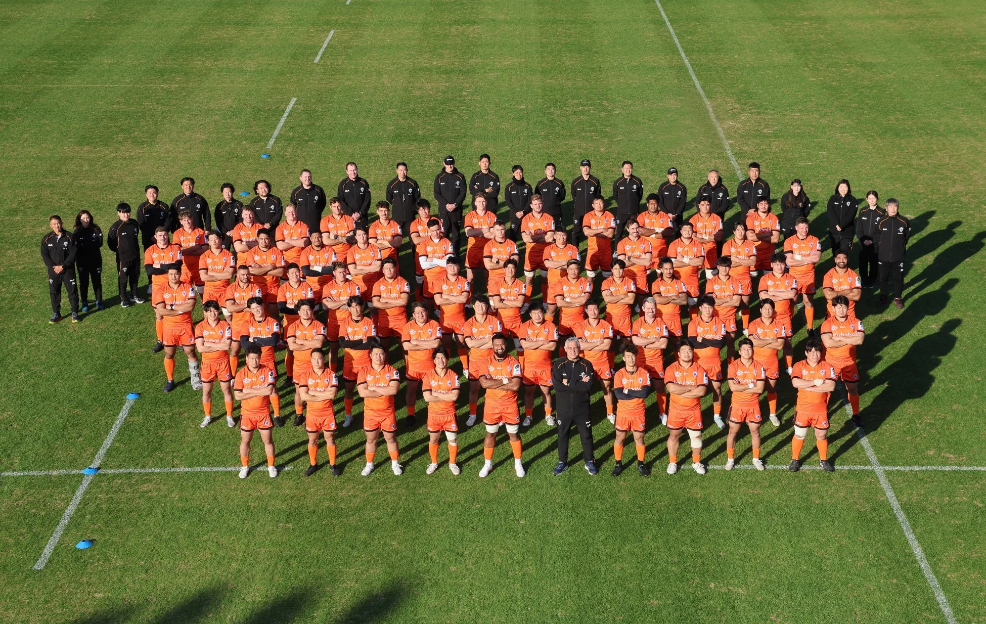 クボタスピアーズ船橋・東京ベイの選手たち