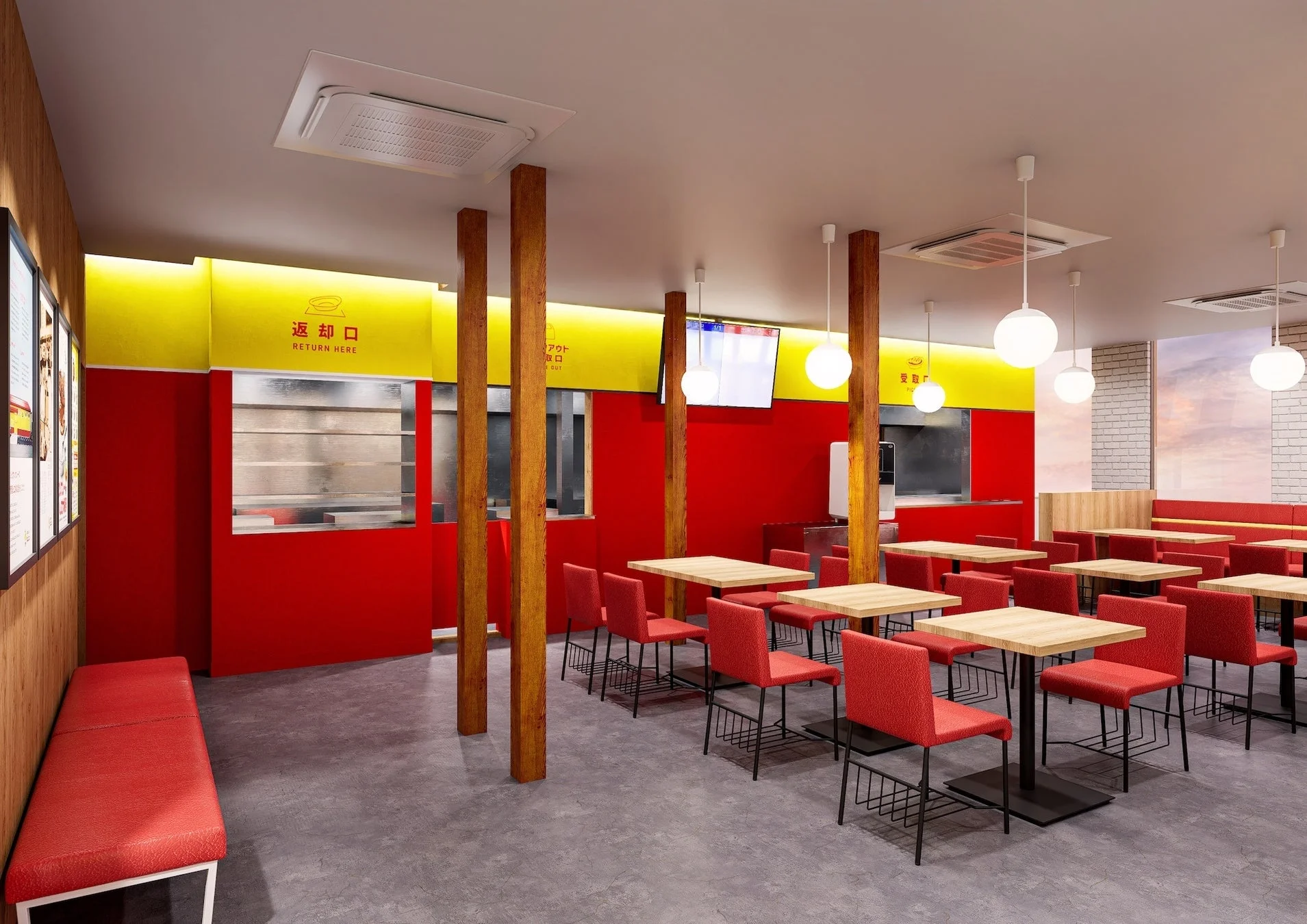 チャンピオンカレー大野店 店内