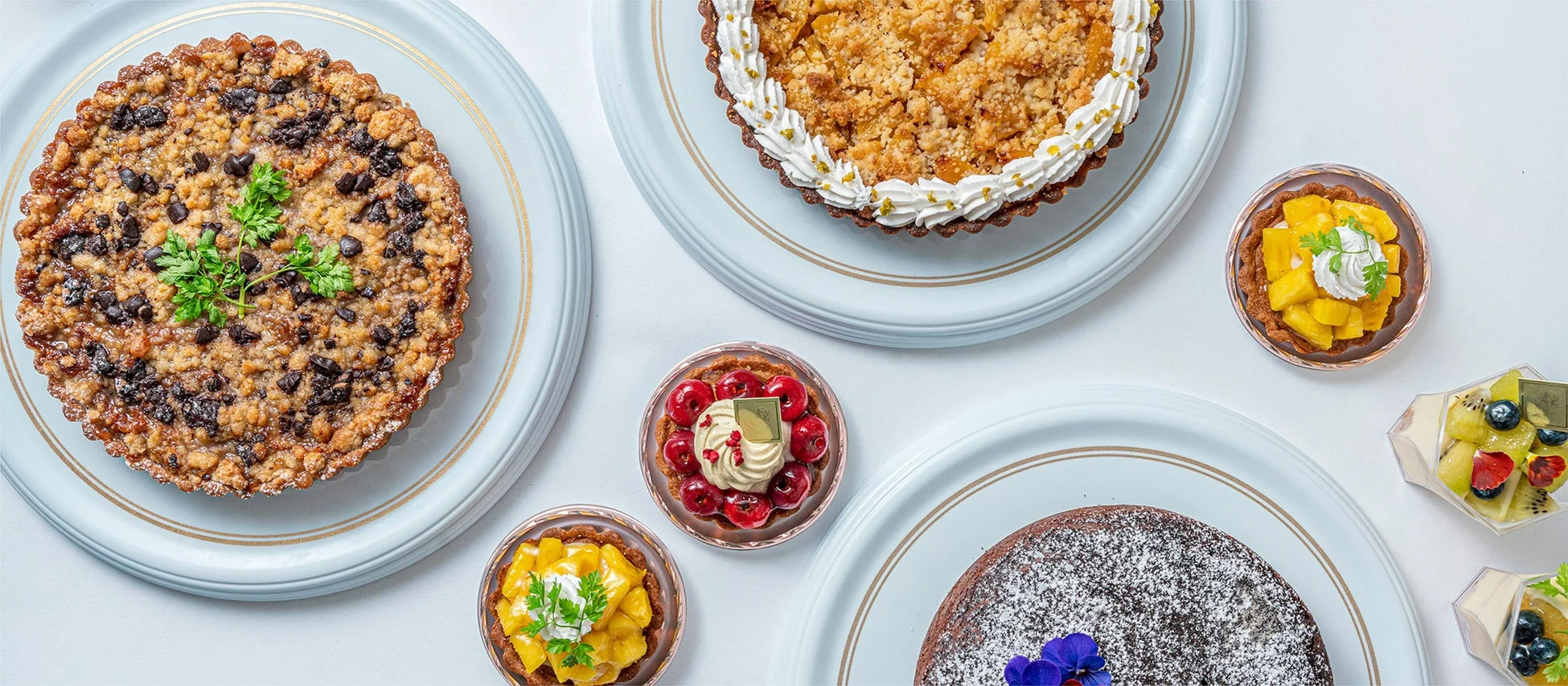 色とりどりのヴィーガンスイーツ