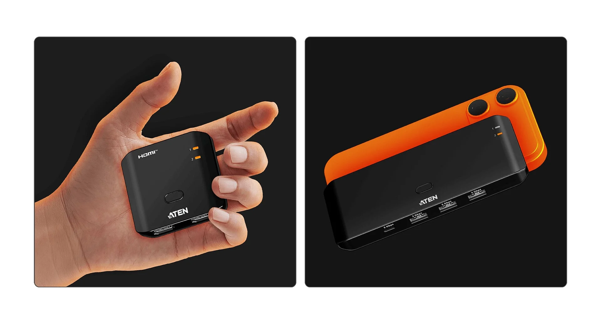 コンパクトなATEN essentials製品