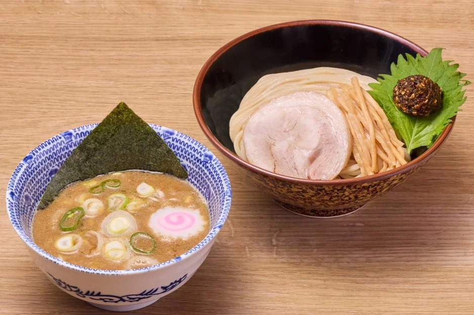 つけ麺とスープ
