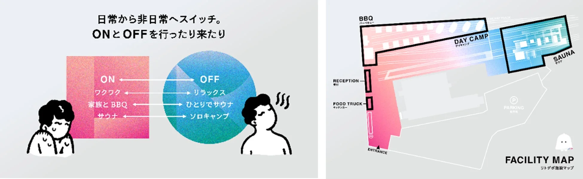 リトデポの施設マップ