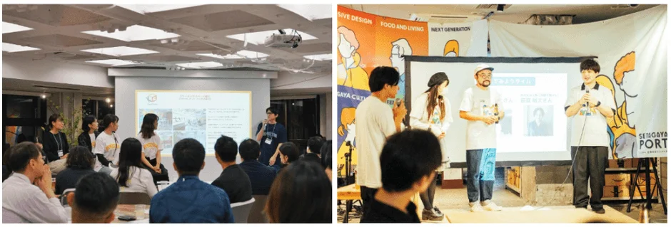 プロジェクト実施報告の様子