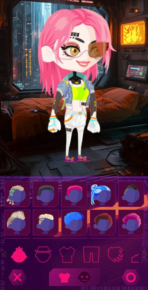 アバターで個性的に