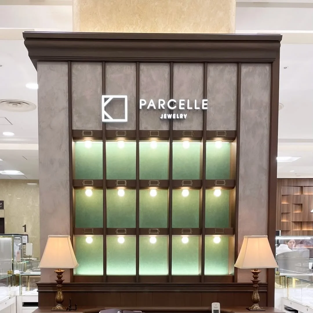 PARCELLE JEWELRYのディスプレイ