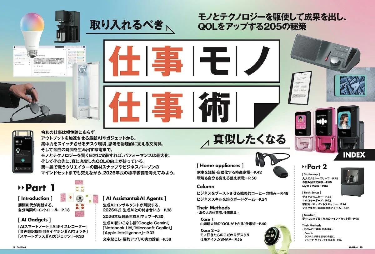 仕事術特集の目次