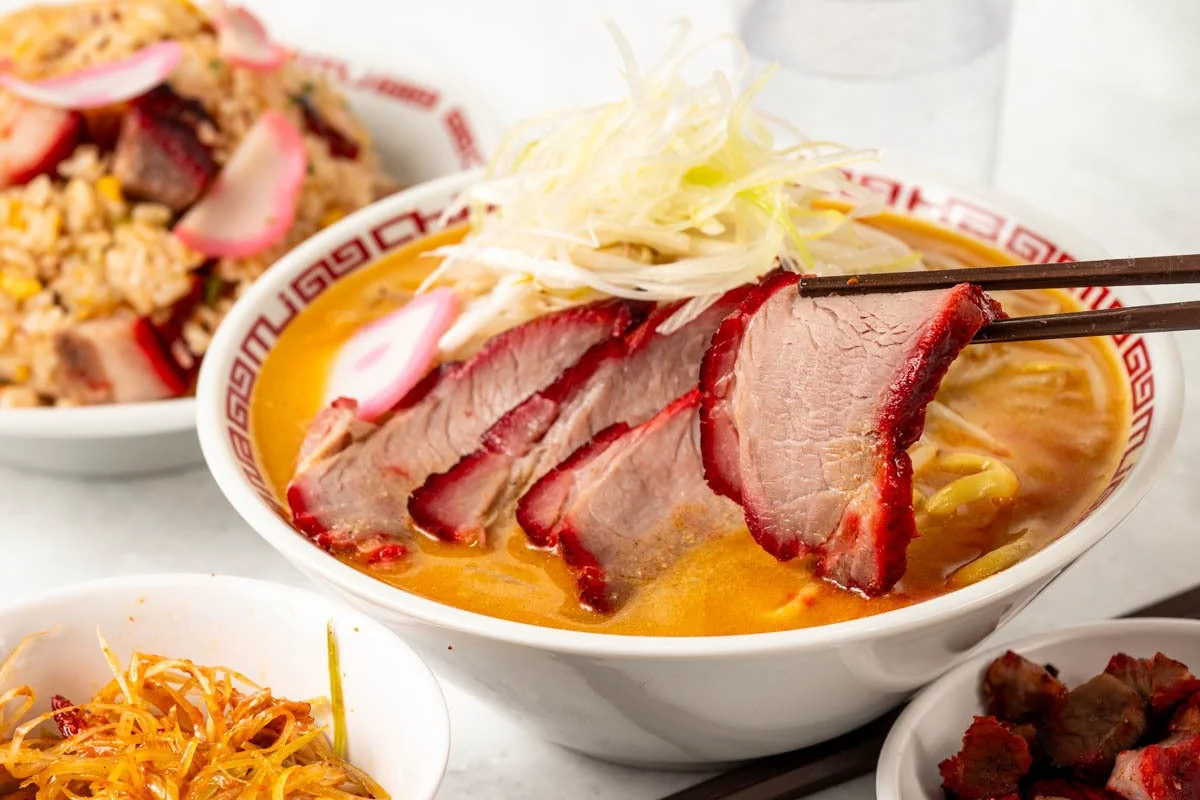 吊るし焼き赤チャーシュー麺