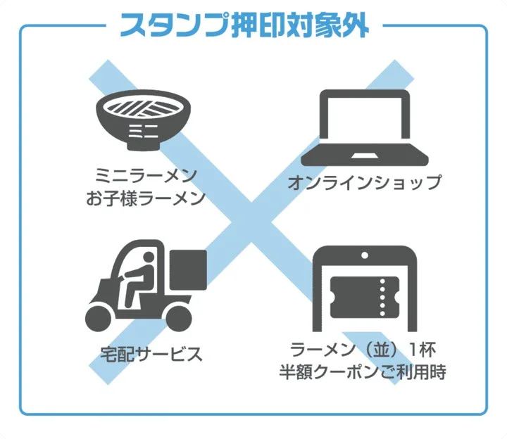 スタンプ押印対象外商品