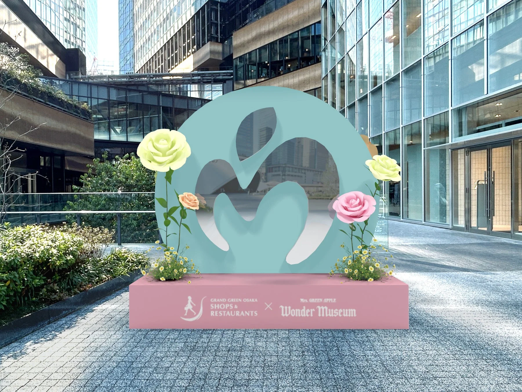 Mrs. GREEN APPLE Wonder Museum 屋外ディスプレイ