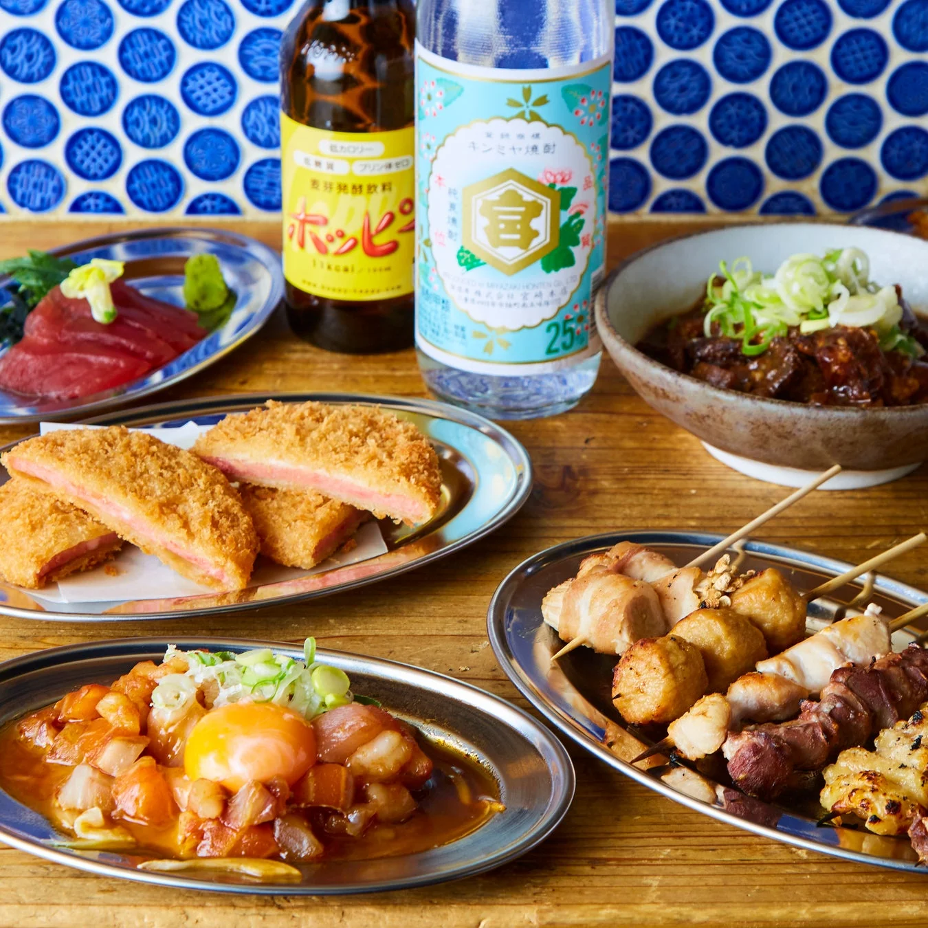 居酒屋料理の集合写真