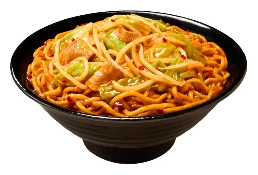 まぜそば調理例