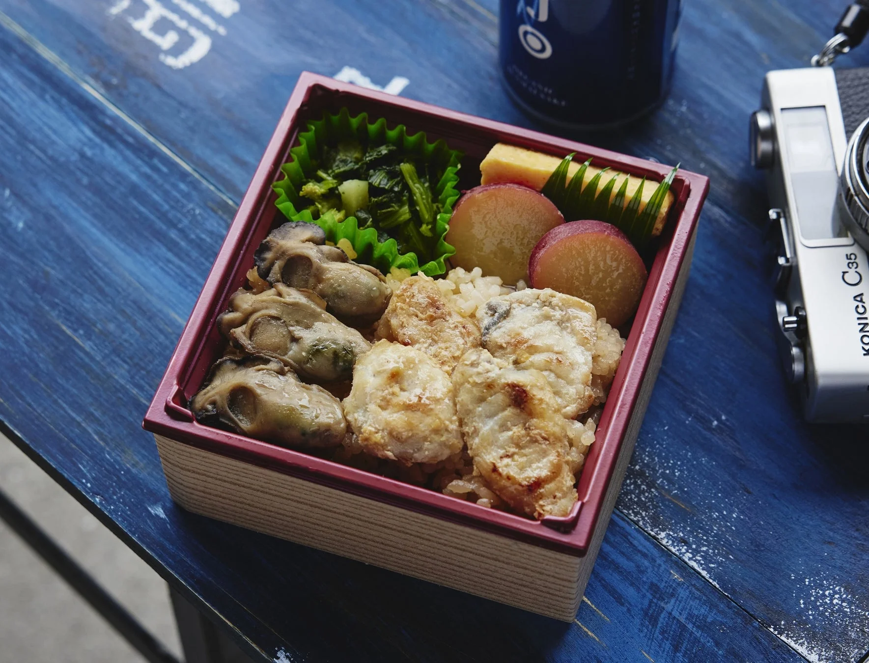 能登かきと炙りふぐめし