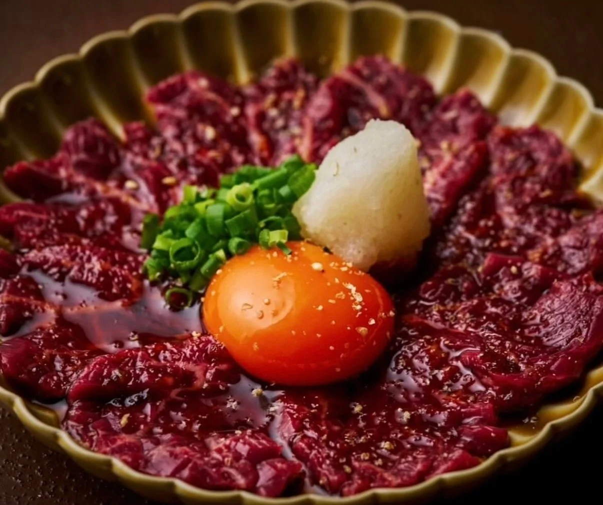 国産特選和牛ハラミユッケ