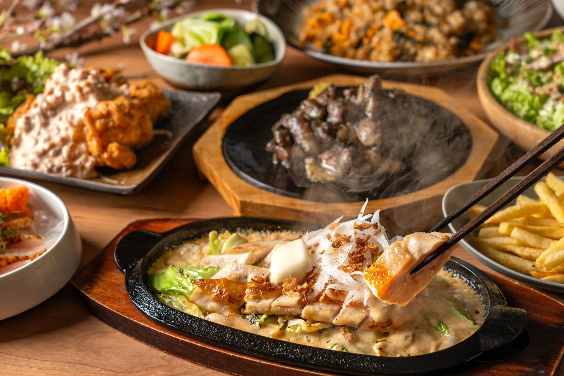 春のダブル地鶏コース