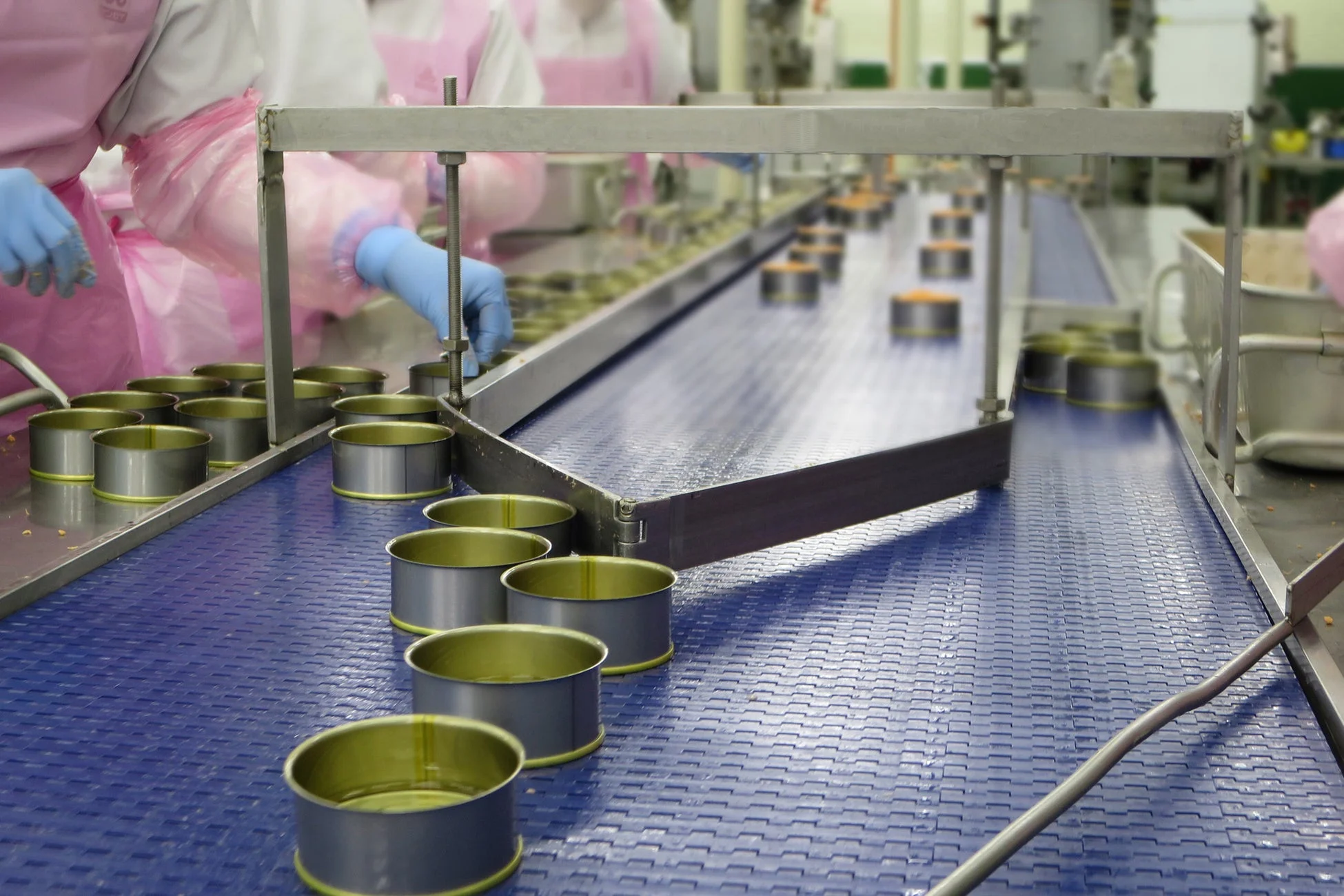 缶詰製造ライン