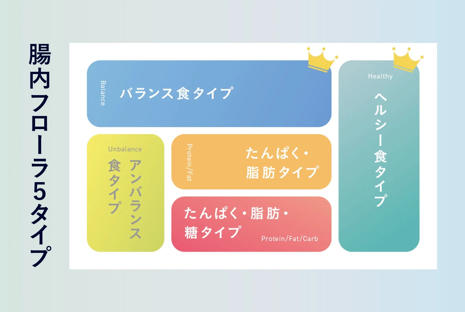 腸内フローラ5タイプ