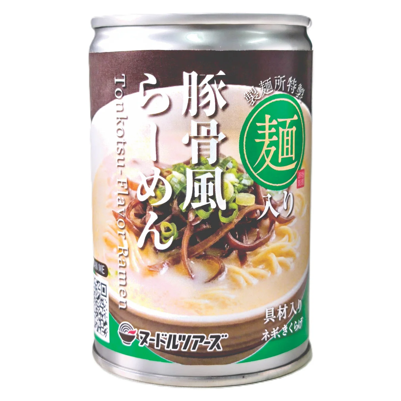 豚骨風味の缶入りラーメン