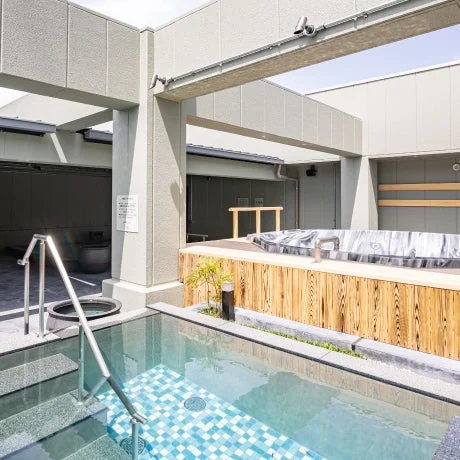 花園温泉sauna kukkaの露天風呂