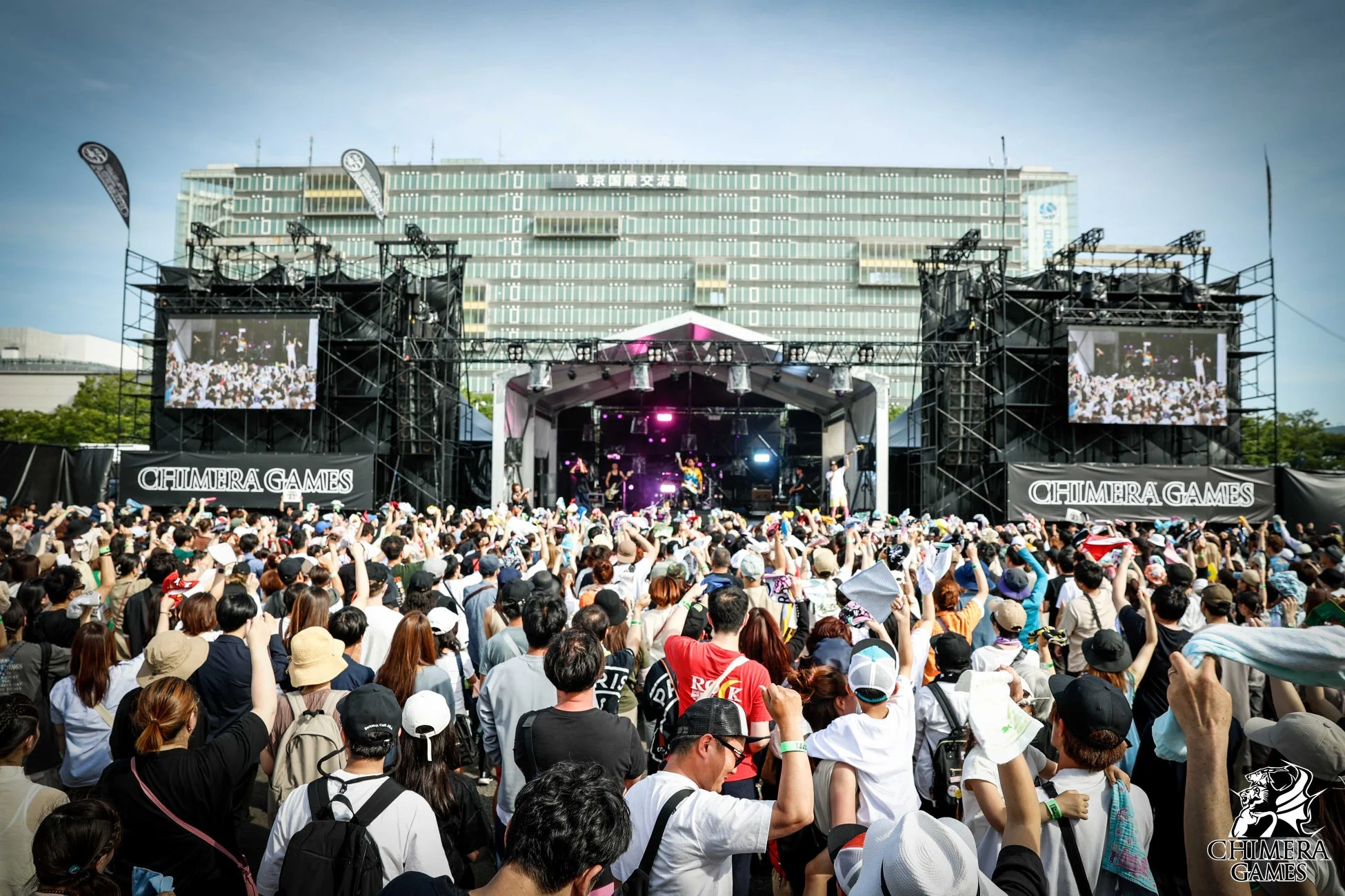 CHIMERA GAMESのライブ風景