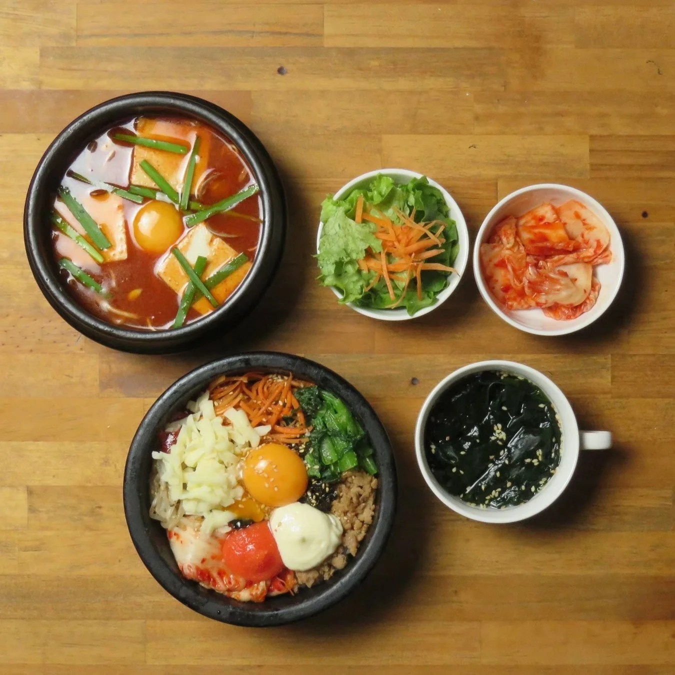 韓国料理の定食セット