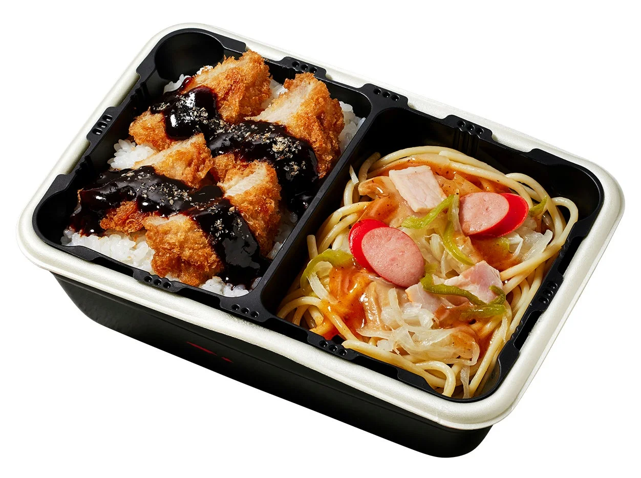 ヨコイのあんかけスパゲティ＆味噌ヒレカツ重