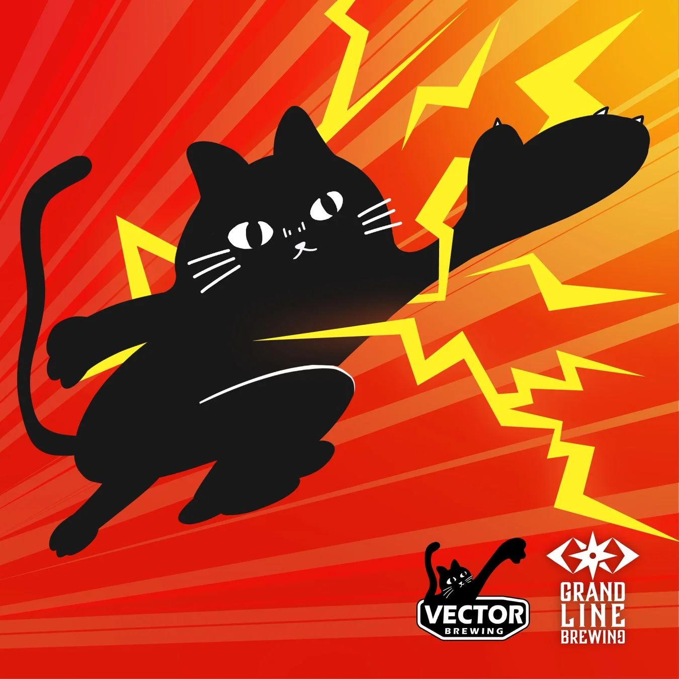 ビリビリねこchopのプロモーション用デザイン