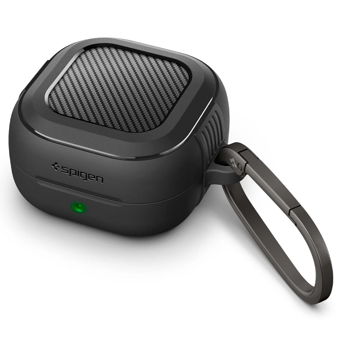 黒色のワイヤレスイヤホン用保護ケース