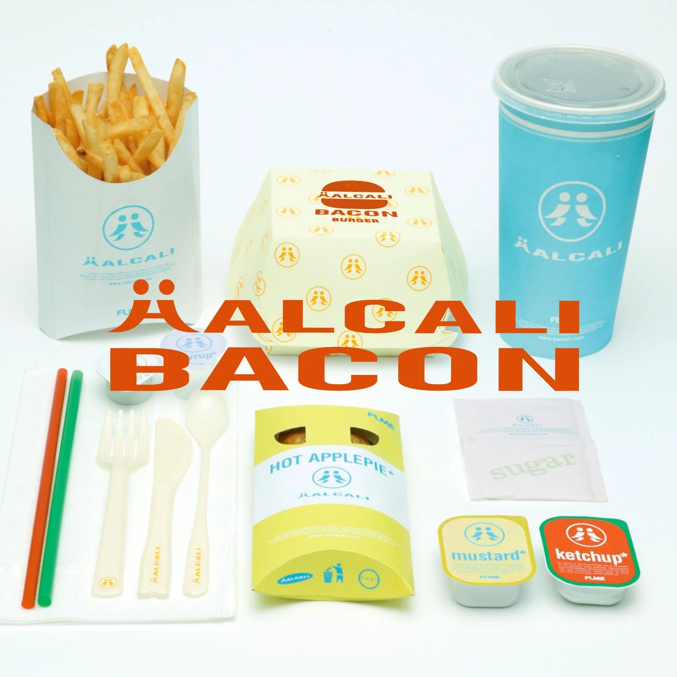 HALCALI BACONのファストフードセット