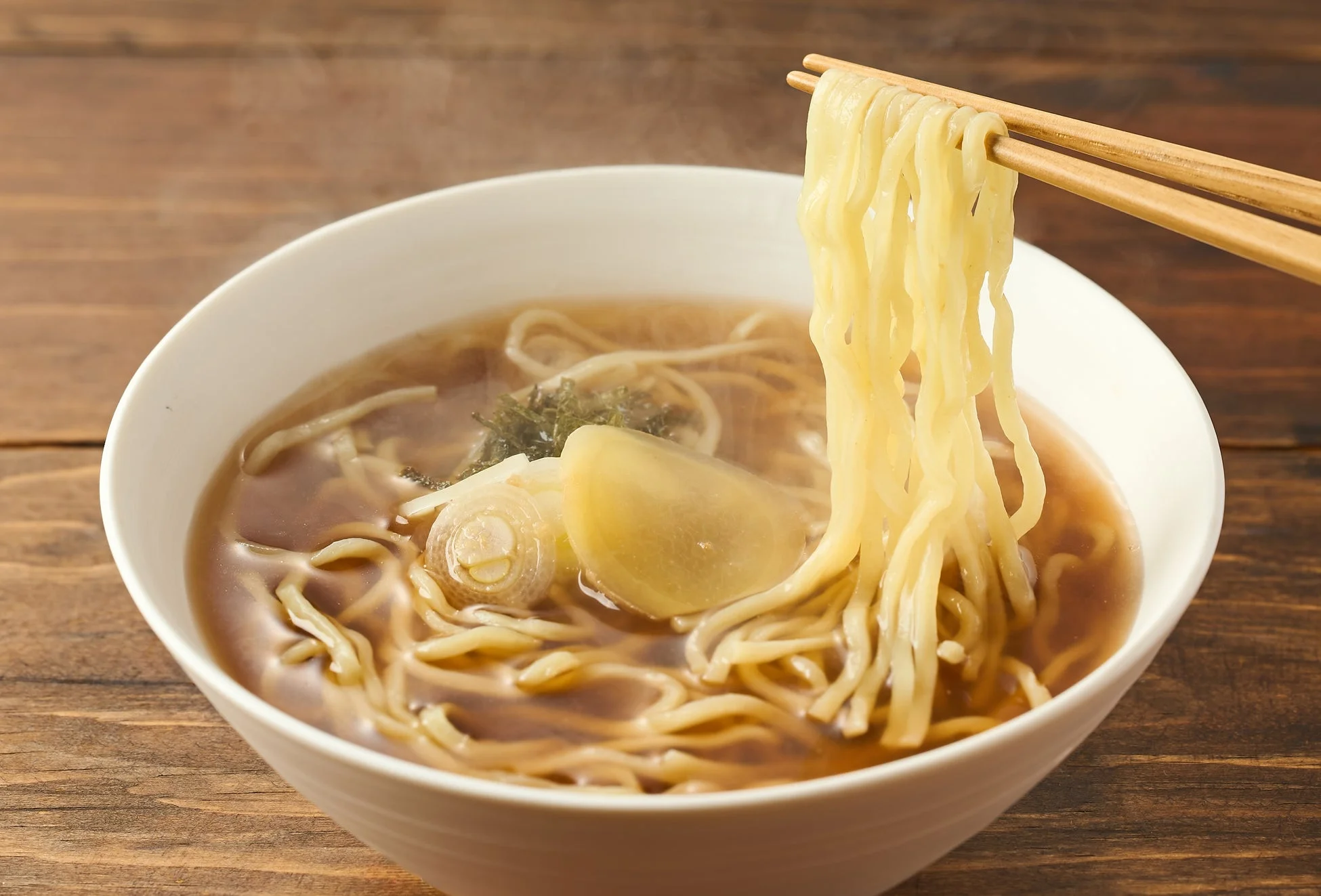 ラーメンのアップ