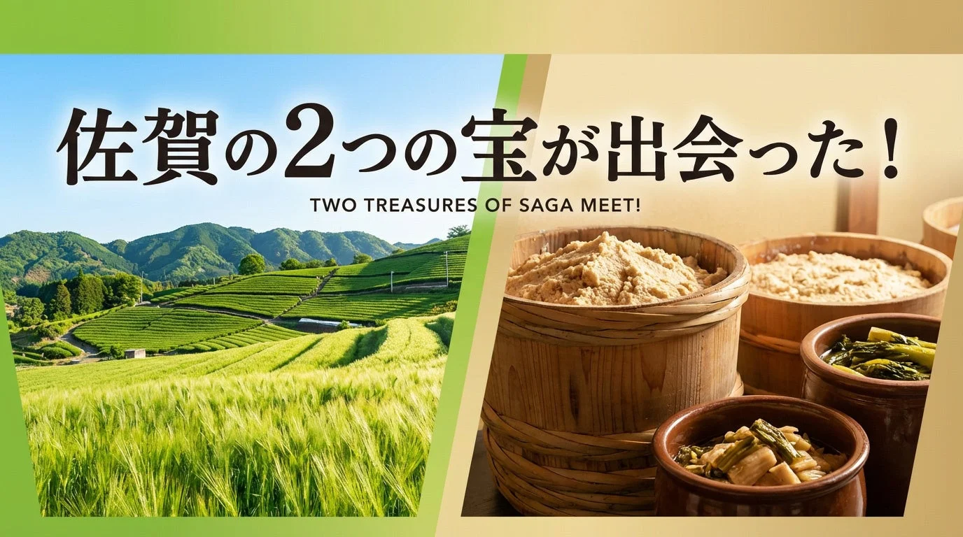 佐賀の2つの宝が出会った! TWO TREASURES OF SAGA MEET!