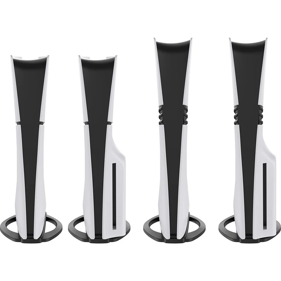 PS5本体に装着された縦置きスタンド