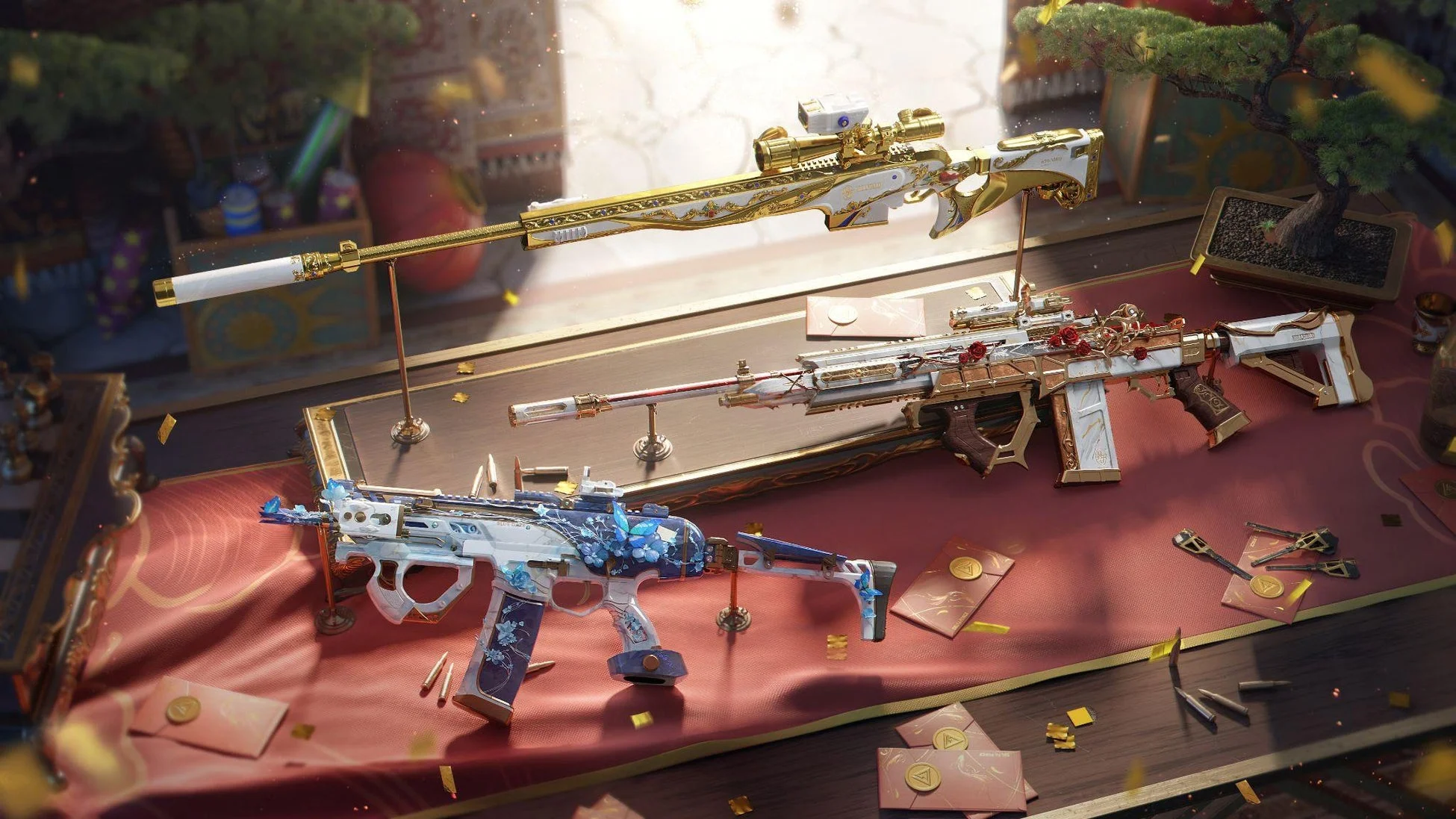 豪華な銃器スキン