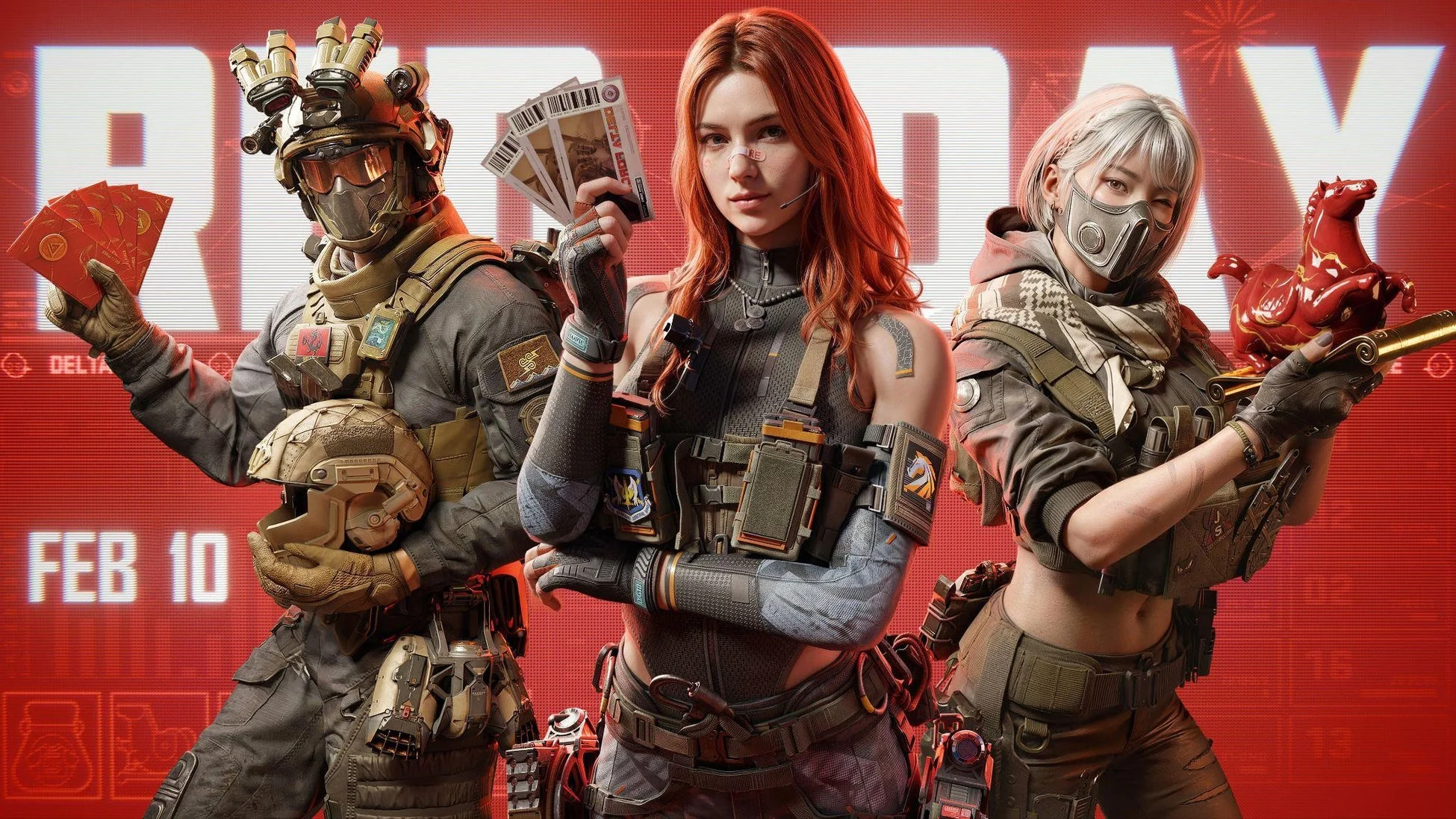 ミリタリー風キャラクター