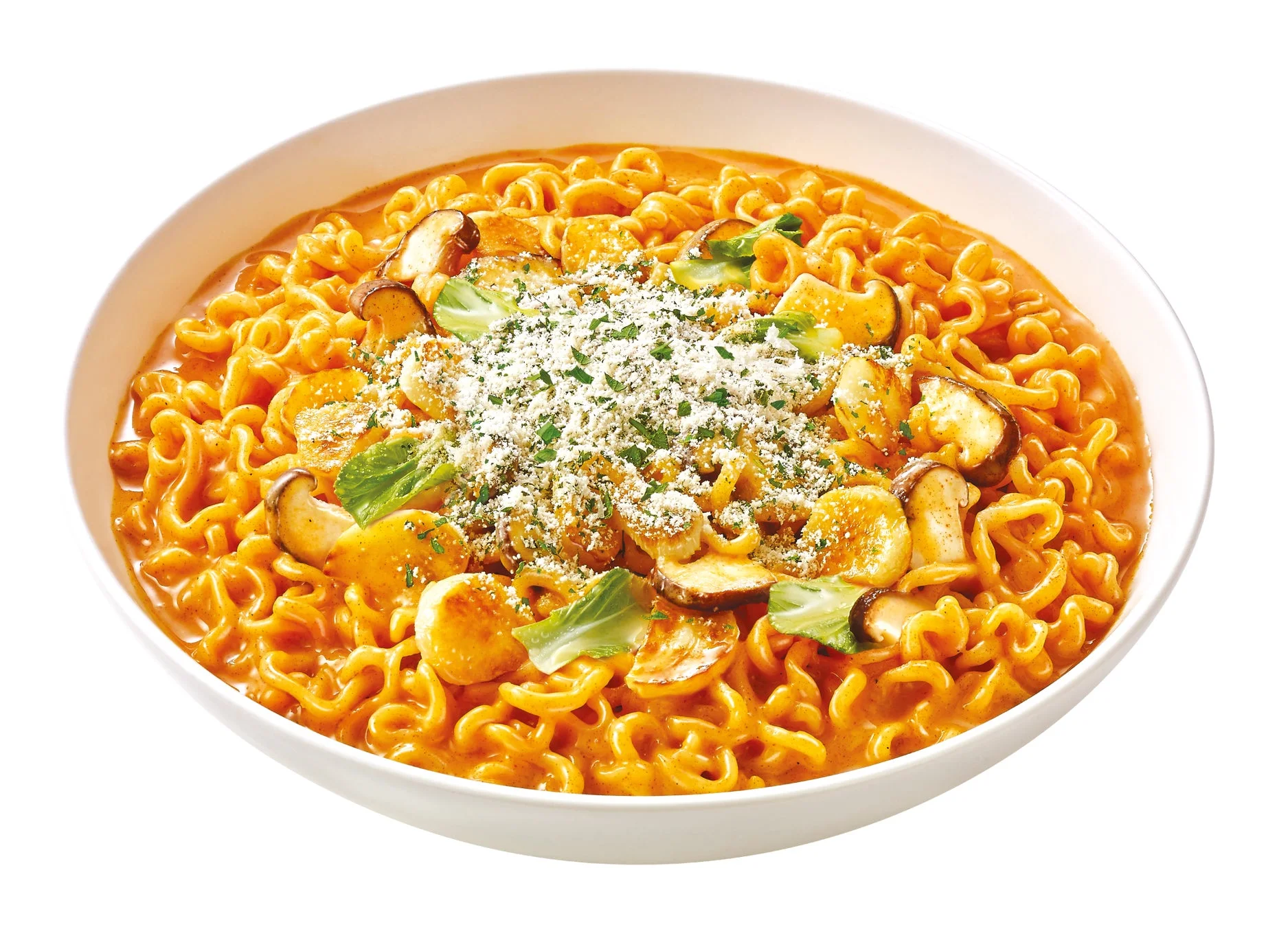 完成した辛ラーメン トゥーンバ