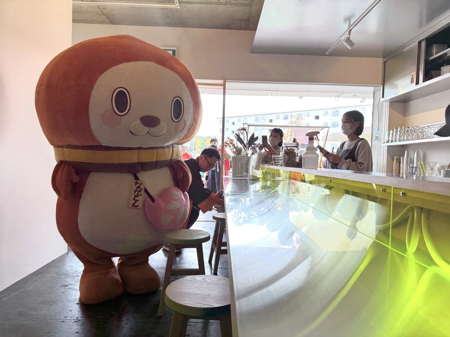 マスコットキャラクターとなかがわどん