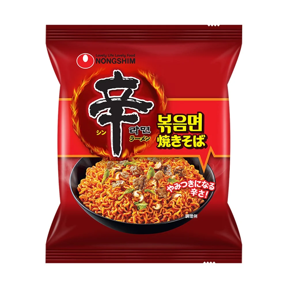 辛ラーメン焼きそば 袋麺のパッケージ