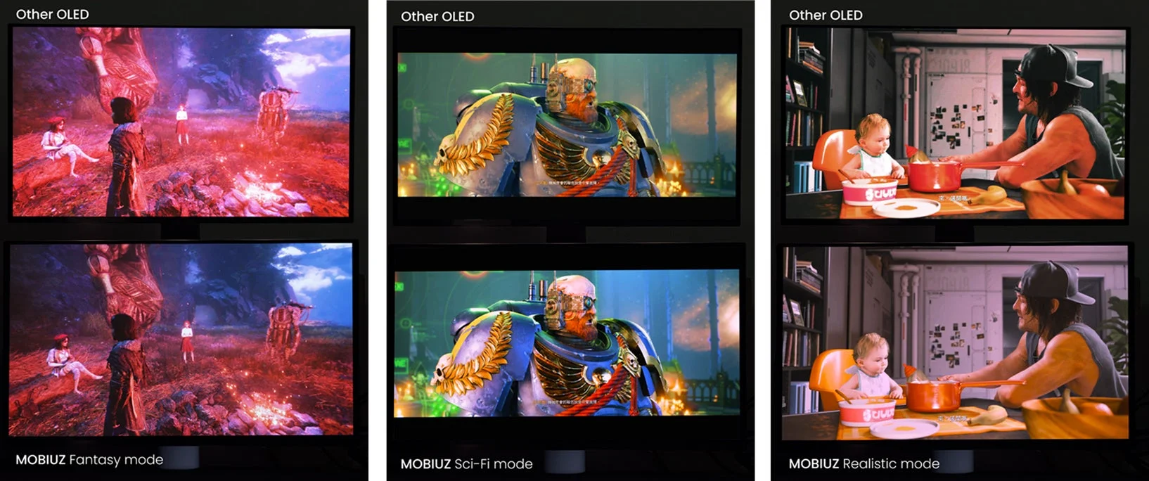 Smart Game Artによるモード比較