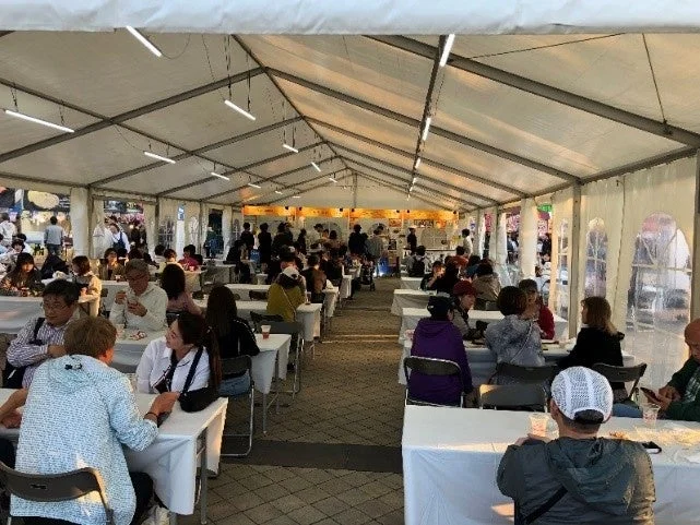 大分会場の夜の様子