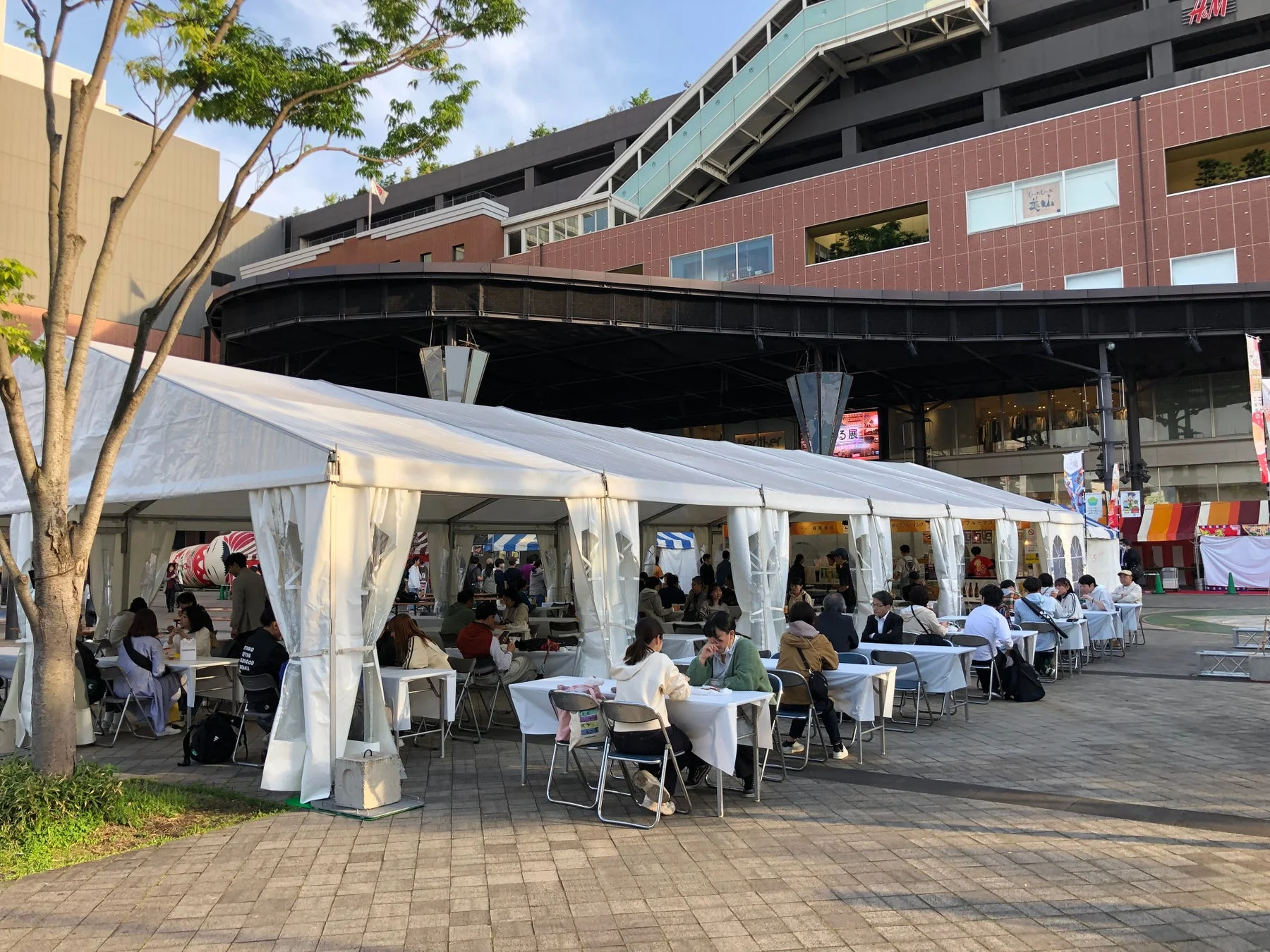 大分会場の広場