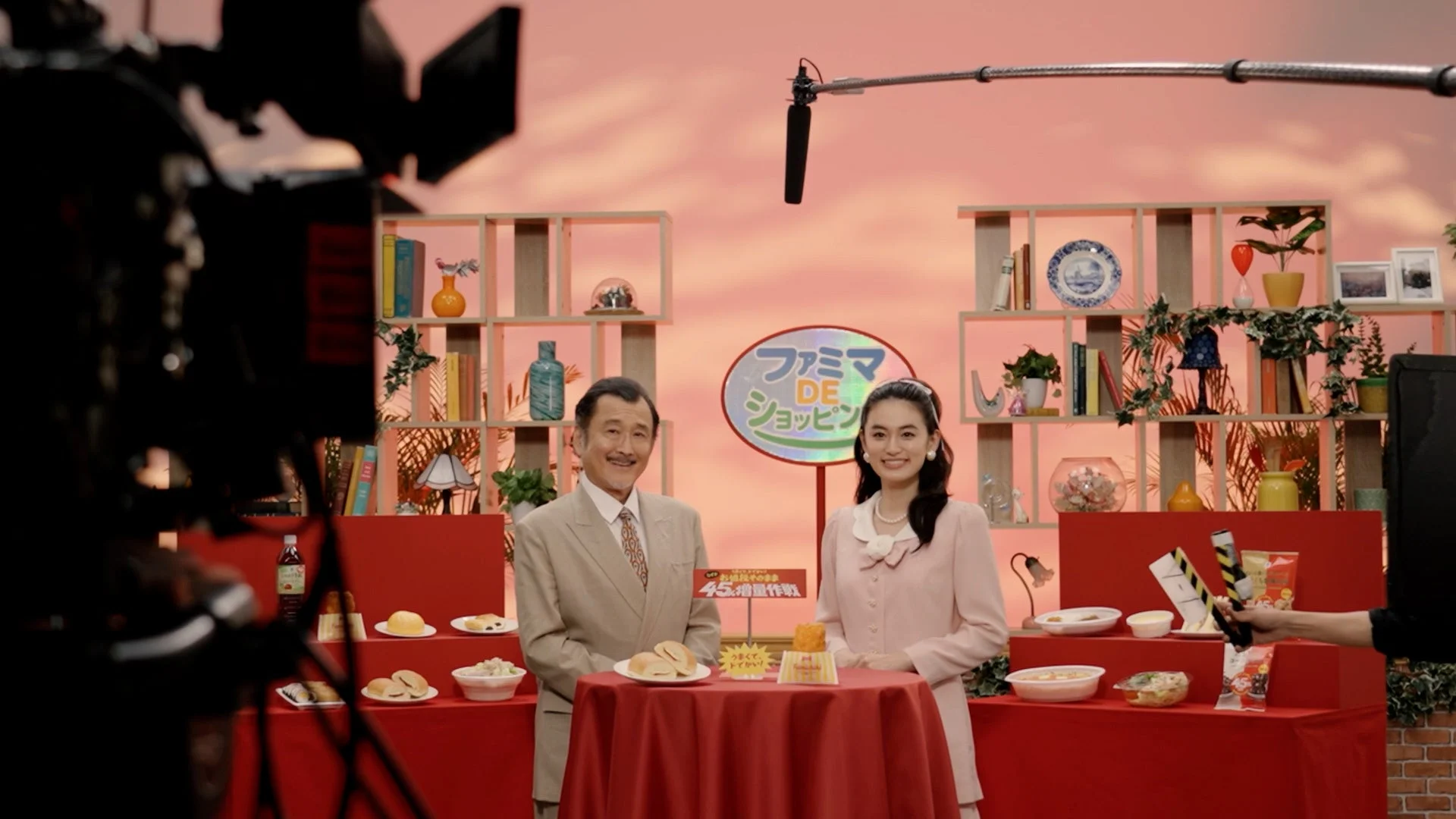 撮影現場の様子