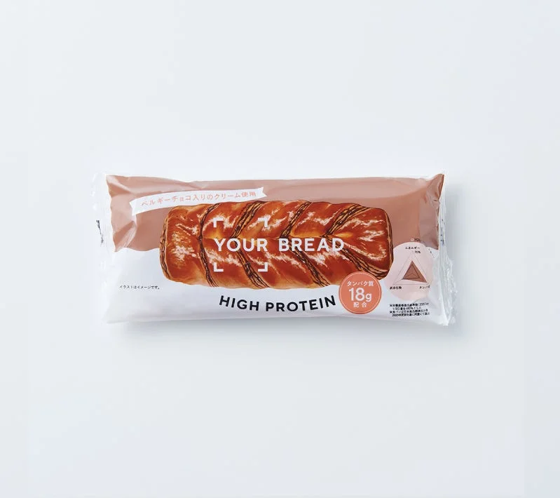 「YOUR BREAD」ベルギーチョコ味のパッケージ