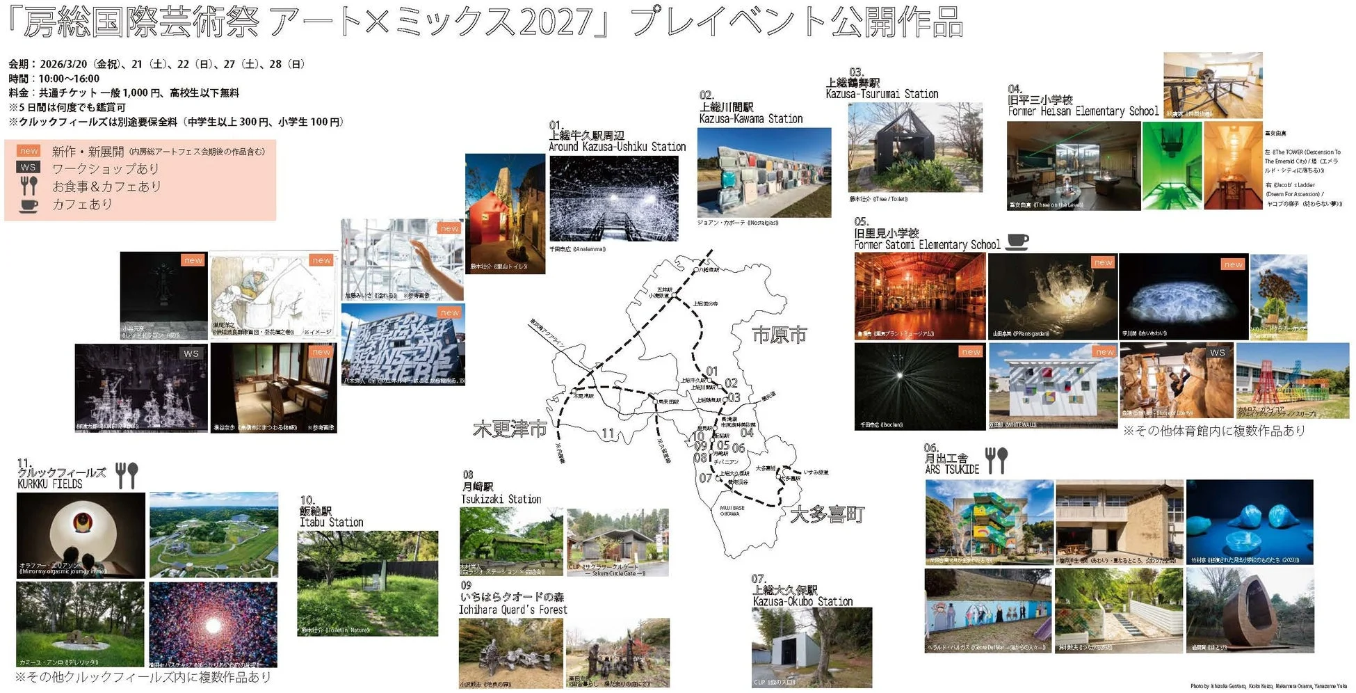 房総国際芸術祭 アート×ミックス2027 プレイベント公開作品ポスター