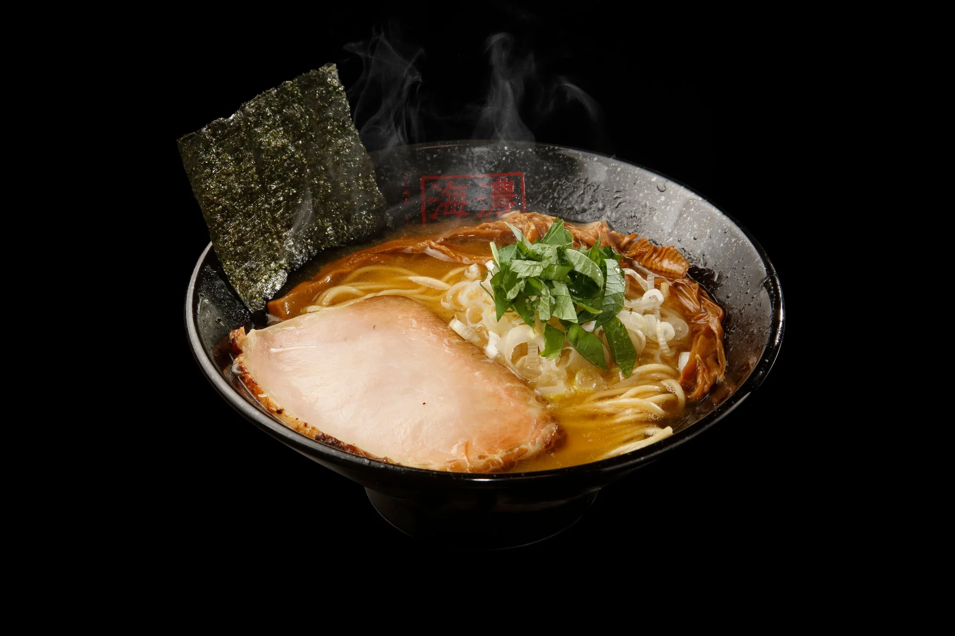 濃麺海月の鶏濃麺（醤油）