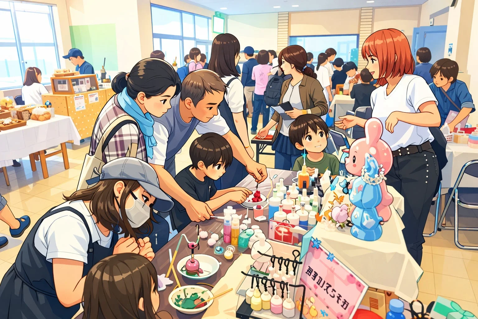 手作り,クラフト,ワークショップ,家族,子供,イベント,屋内,アニメーション