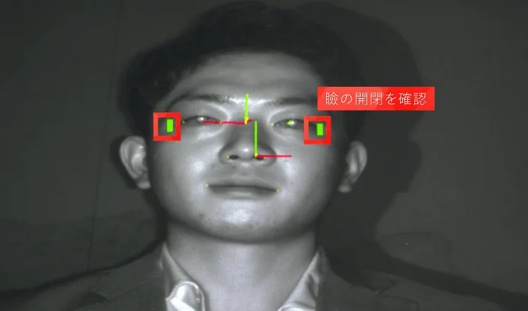 ドライバーの目の開閉を確認するSmart Eye AIS