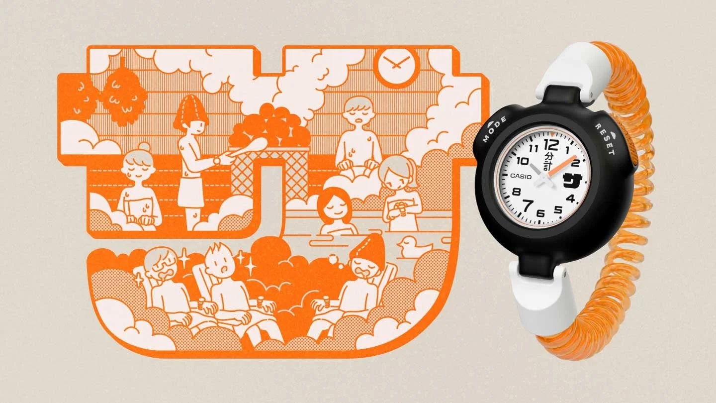 サウナー専用腕時計“サ時計” SAN-100H